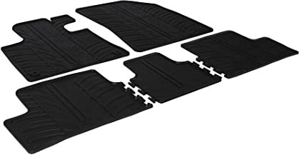 Satz Gummimatten kompatibel mit Citroen C4 Picasso 2013- & C4 Spacetourer 2018- (T Profil 5-teilig)