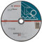 Bosch Professional 2608603400 Metall Rapido gerade Trennscheibe, Grau, 230 mm