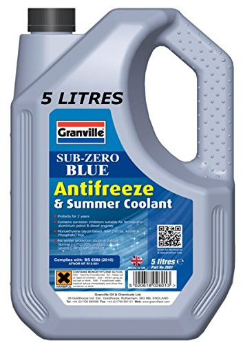 Granville 2601C Sub Zero Blue Anti Freeze, 5 Liter