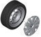 Original BMW Radblende Radzierblende Radkappe für den BMW 2er Active Tourer F45 - Satz (4 Stück)