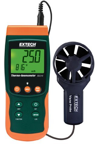 Extech SDL310 Thermo Anemometer Data Logger