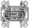 WISI 72326 DB10 1006, TERR/BK-Antennendose, 2-Loch Stichdose grau
