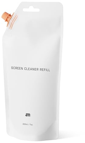 am Screen Cleaner Refill 200ml – Alcohol-Free Cleaning Liquid for Screens | 200ml refill for am Get Clean screen cleaners. Alcohol-free formula for phones, tablets, laptops and electronic displays.