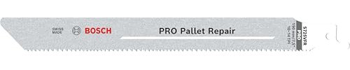 Bosch 5x PRO Pallet S725VFR Repair Säbelsägeblatt (für Stahl, Holz mit Nägeln, Länge 190 mm, Professional Zubehör Säbelsäge)