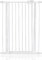 Safetots Extrahohes Metall-Sicherheitsgitter, Druckmontage, 75cm - 82.6cm, Weiß, 104cm Höhe, Extrahohes Treppengitter, hohe Gitter fuer Babys, Einfache Installation