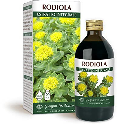 Dr Giorgini Integratore Alimentare, Rodiola Estratto Integrale Liquido Analcoolico - 200 ml