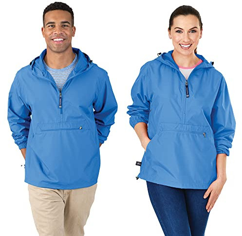 Charles River Apparel Veste coupe-vent Pack-n-go® - Référence 9904 - Bleu - L