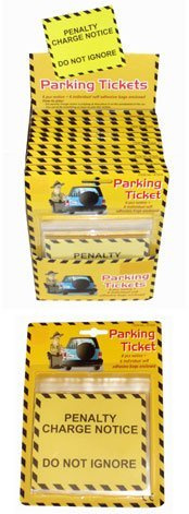 Novelty Parking Ticket Fun 6 Pcs Per Card