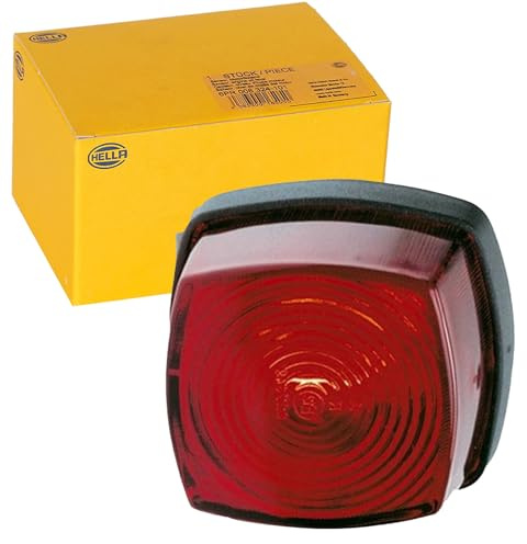 HELLA Schlussleuchte - Halogen - 24V / 12V - Anbau - ECE | 2SA 003 057-021, Schlussleuchte