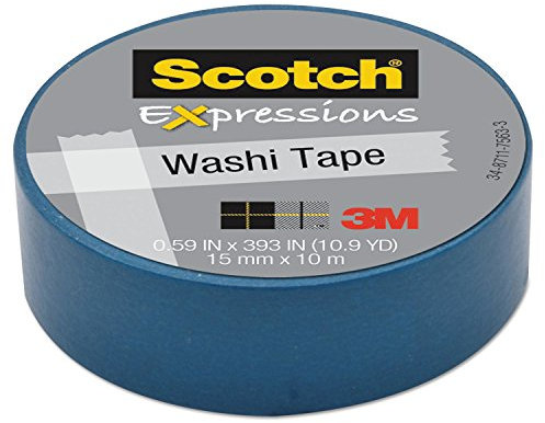 Scotch Expressions Washi Tape (Blue)