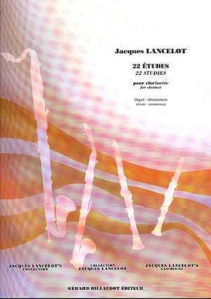 Editions Billaudot 22 ETUDES - arrangiert für Klarinette [Noten/Sheetmusic] Komponist: Lancelot Jacques