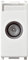 VIMAR TRE314 0R14300.10 Plana Presa coassiale TV-RD-SAT, 5-2400 MHz, Passante, con connettore Maschio IEC 60169-2, attenuazione di derivazione 10 Db, Bianco