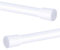 WHITE SPRING LOADED TENSION ROD 154-250cm (61-98)