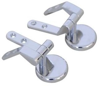 MSV WC Sitz Scharnier aus rostfreiem Zink - Befestigung für WC Deckel