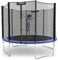 KINETIC SPORTS Trampolin Outdoor Salto Ø 183/244/305/366/400/430/490 cm - Kindertrampolin Gartentrampolin Set mit Leiter, Netz, Randpolster, USA Sprungtuch, bis zu 160kg