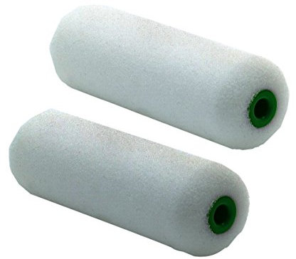 Nölle 10705120 Lackierwalze aus Schaumstoff Superfein, 10 cm, 2 Stück