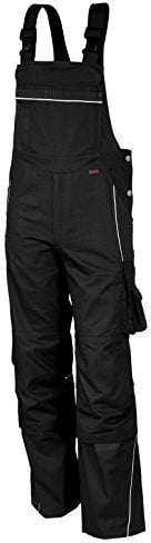 QUALITEX HIGH QUALITY WORKWEAR Latzhose PRO, schwarz, Gr. 54