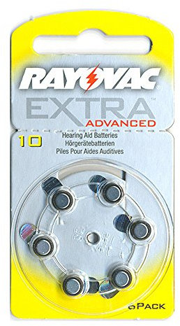 Rayovac Batterien AE10 PR70 Hörgerätebatterien