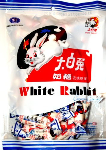 Bonbon au lait WHITE RABBIT 180g Chine - Lot de 3 pièces