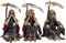 Nemesis Now 9.5cm Set of 3 Something Wicked 9,5 cm 3er-Set, Schwarz, 9.5 3cm, 3