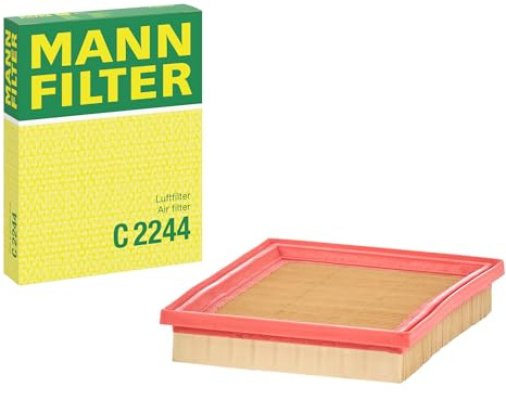 MANN-FILTER, C 2244 Luftfilter | Für PKW, Saubere Luftzufuhr, Langlebiges Filtermedium, Passgenaues Design, Echte OE-Technologie