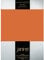 Janine Spannbettlaken Elastic - extra weiches und elastisches Spannbetttuch - für Matratzen 140x200cm bis 160x220cm rost-orange