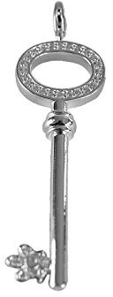 Thomas Sabo T0229-051-14 Schlüssel Charm Anhänger Silber mit weißem Zirkonia