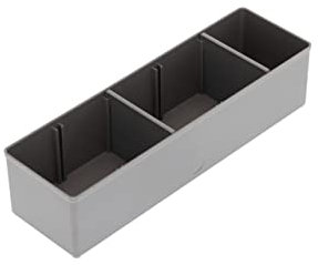 GEDORE Insetbox i3, für i-BOXX 72 No. 1101 L, Aufbewahrung für Kleinteile, mit 2 Trennwänden, 260 x 63 x 78 mm, E-1101 BT
