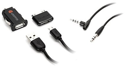 Griffin GC29040 Mobile Phone Charger – Mobile Phone Chargers: Car Charger, for indoor use, MP4, Mobile Phone, Tablet, Car Cigarette Lighter, USB, iPod, iPhone 4/4S, iPad, Contact, Black)