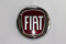 Fregio stemma logo FIAT Rosso BRAVO IDEA CROMO 100 mm Anteriore