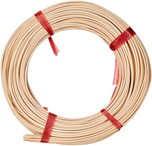 Rayher Hobby 6502700 Peddigrohr, natur, 1A Rotbandqualität, 2,8 mm ø, Nr. 7, Rolle 125 g (ca. 35 m), Flechtrohr, Flechtmaterial, Beige