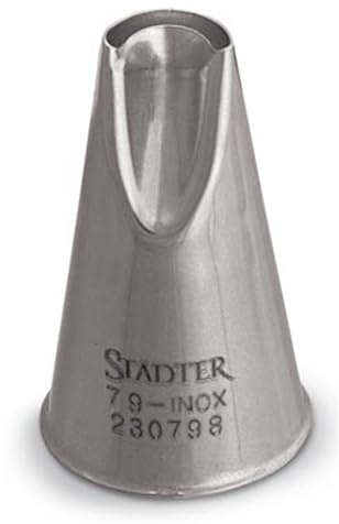 Städter 230798 Spritztülle, Edelstahl, Silber, 30 x 0.8x30cm