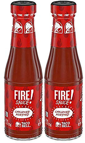Taco Bell - Salsa de fuego (7,5 onzas) Conjunto De 2