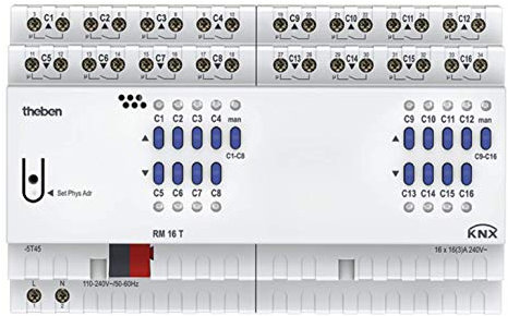 Theben rm 16 t knx - Actuador persiana rm 16 t-knx fix2