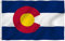 Anley Fly Breeze 3x5 Fuß Colorado State Polyester Flagge - Lebendige Farbe und UV-beständig - Canvas Header und doppelt genäht - Colorado CO Flaggen mit Messingösen 3 x 5 Ft.
