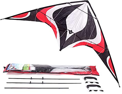 Babyeden Large Dual Line Stunt Kite, 84 Inch Wide Entry-Level Sport Kite for Adults and Kids