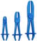 CCLIFE Schlauch Abklemmzange Abklemmen Zange Set 155mm 185mm 255mm 3tlg