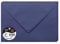 Clairefontaine 5642C - Packung mit 20 Umschläge Pollen, Format C5, 162 x 229 mm, 120g, ideal für Korrespondenz und Einladungen, Königsblau, 1 Pack