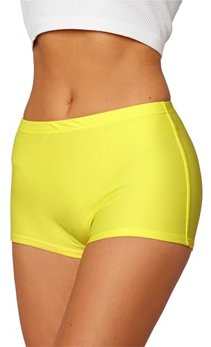 Merry Style Damen Badeshorts Bikini Bikinihose L23L1 (Gelb (1188),38)