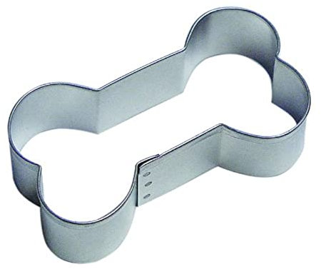 CybrTrayd R&M Ausstechform Hundeknochen, 8,9 cm, aus robustem, ökonomischem, verzinntem Stahl