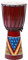 20cm x 10cm (Höhe x Durchmesser) Kinder Djembe Drum Trommel Bongo handbemalt