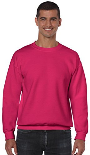 GILDAN 50/50 Adult Crewneck Sweat Maillot de survêtement, Violet (Héliconia), XXL Homme