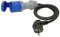 Kopp 147502005 Caravan Adapterleitung Schutzkontakt-Winkelstecker/CEE-Kupplung 3-polig, 16 A, 230 V
