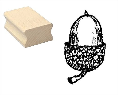 Stempel Eichel 01 - ca. 30 x 40 mm