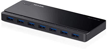 TP-Link UH700 USB Hub, 1.5A Fast Charging 7-Port Docking Station, 10x Data Transfer Speed up to 5Gbps, 12V/2.5A Power Adapter and 1m USB 3.0 Cable, Compatible with Windows, Mac OS X and Linux systems