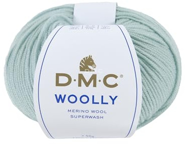 DMC Woolly Merino Yarn, Colour (073), Pale Green, 50g