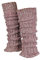 Tobeni 1 Paar Damen-Stulpen Wolle Kuschelig Weich Multicolour Beinwärmer für Frauen Ideal für Sport und Winter Farbe Rose-Meliert Grösse One Size