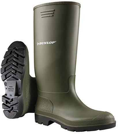 Dunlop Protective Footwear Pricemastor, Stivali di Gomma Uomo, Verde (Green Green), 44.5 EU