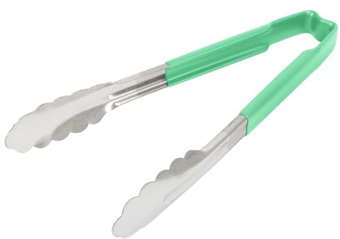 Vollrath DC253 Green Utility Grip Kool Touch Tong, 241 mm