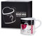 Froster Magic Mug, Heat Changing Mug with Hidden Message, I Love You Gift, Heart Cup for Valentines
